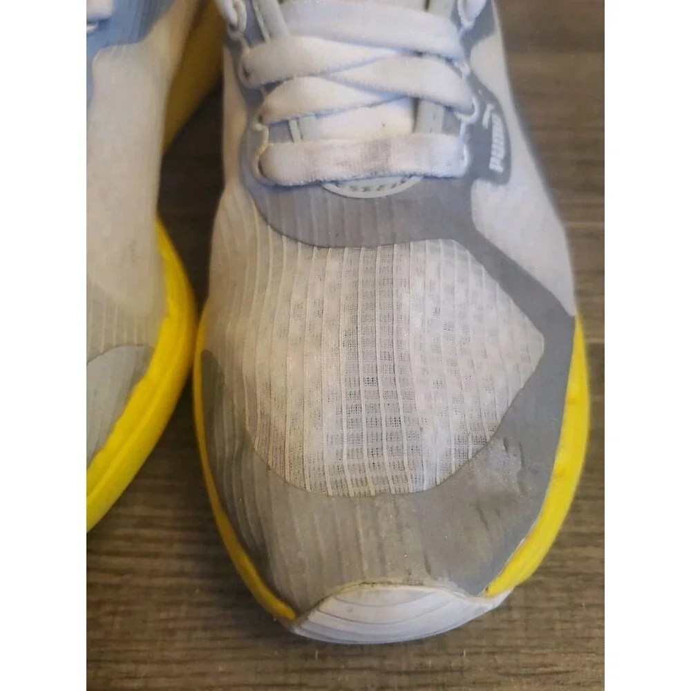 Puma Eco OrthoLite Shoes Sneakers Womens Size 7 Gray‎ Yellow